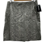 Xhilaration Gray Python Snakeskin Print Mini Skirt Size 11 Photo 0