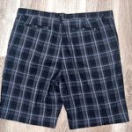 Falls Creek Preformance Men’s Plaid Casual Black & Gray Shorts Size 42 Photo 1