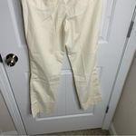 Escada floral Hawaii tropical‎ embroidered pleated front white pants size 26 Photo 8