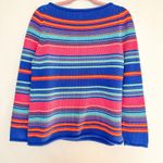Ralph Lauren Y2K Lauren  Sweater Multicolor Striped 100% Cotton Photo 3