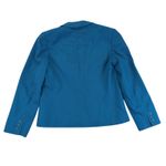 Pendleton Vintage Women's Teal Blue Wool Blazer Jacket Size 12 One Button Career Photo 1