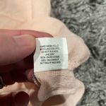 Ny Collection Pink Banded V-Neck Long Sleeve Button Front Lace Top Photo 6