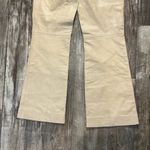 Theory  100% Leather Beige Flared Pants Size 2 Photo 5