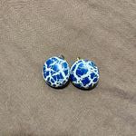 Vintage Blue and White Clip Photo 3