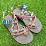 Chacos CHACO ZX/2 Classic Sport Sandals Aqua Desert Mosaic‎ Southwest Toe-Loop Womens 7 Photo 1