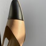 Liz Claiborne  Chunky 2” Heel Cap Toe Faux Leather Sling Back Dress Shoe Photo 9