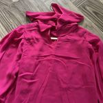 Worthington  XS Fuchsia Pink Womans Dress Tie Back Blouse Top Photo 9