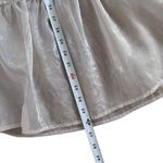 Anthropologie Sheer Beige Organza Maxi Length Skirt Size 8 Photo 10