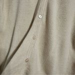 Carolyn Taylor  Button Down Cream Sweater Small Photo 4