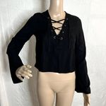 Tobi Criss Cross Black Top Photo 0