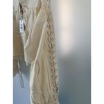 RE/DONE $395 NWT  PIRATE LACE-UP IVORY TOP SZ SMALL Photo 8