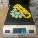 EUC Louise Carter Set Of Beaded Gemstone Necklaces In Box (Yellow & Turquoise) Yellow Photo 13