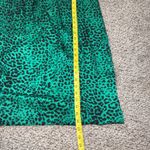 Dana Buchman  Green Leopard Cheetah Animal Print‎ Mini Dress Size Large Photo 7