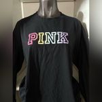 PINK - Victoria's Secret Pink by Victoria secret long sleeve logo t-shirt woman’s size XL Photo 1