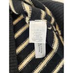 Madewell  Womens Sweater Dress Black & White Stripe Merino Wool Mini Size XS Photo 7