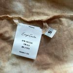 Enza Costa One Shoulder Tie Dye Jersey Dress Tan Photo 14