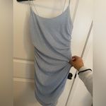 B Darlin B. Darlin Light Blue Short Glitter Spaghetti Strap Mini Party Dress Photo 1