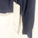 Lululemon  Size Medium/Large Ribbed Turtleneck Sweater True Navy NEW Photo 3