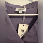 Elegant Purple Lace Sleeve Dress Size M Photo 1