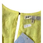 Jolt Yellow Eyelet V-neck Romper Dress Women's Size Small NWT | 1-5 Photo 2