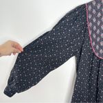 Vintage Cottage Dress Womens Small Prairie Modest Country Boho Trad Wife Costume Blue Photo 2