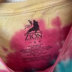 Zion Rootswear Bob Marley Rasta tie dye  graphic tee S unisex Photo 2