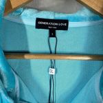 Generation Love  Primrose Hoodie Scuba Top Blue Size Small Photo 3