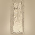 House Of CB NWOT  'Isis' Ivory Satin Corset Maxi Dress sz XS Photo 6