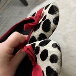 Boden Red Bow Calf Hair Ballet Flats Size 38 Photo 4