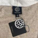 Bobeau cardigan women’s long sleeve nwt color block tan cream waffle knit Sz S Photo 1