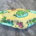 Fabric Face Mask Lily Pad 🐸 Frog Yellow Green Photo 3