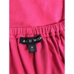 As You Wish Women Sheath Dress M Hot Pink Ruffle Sleeve/ Neck Legally Blonde Size M Photo 4