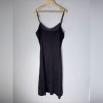 Vassarette  Black‎ Long Nylon Slip Dress Size 38 Photo 1