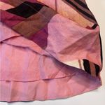 Banana Republic Kenza Fit & Flare Linen Mini Dress in Pink Geo Size 2 Petite Photo 8