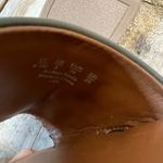 Franco Sarto  Jan Gold Ring Slide Sandals Green Leather Slip-On Flats Women's 8.5 Photo 7