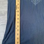 Harley Davidson Harley-Davidson Women’s Large Navy Long Sleeve Graphic Tee Southside Back Print Photo 7