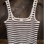 Free People ‎ FP Sz XS Striped Knit Sweater Tank Top Women's Photo 0