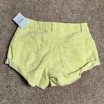 Forever 21 ‎ Neon Yellow Woven Shorts Photo 3