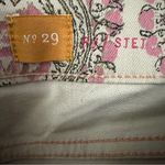 ANTHROPOLOGIE Pilcro & The Letterpress Pants Floral Stet Ankle Crop Pink Size 29 Photo 3