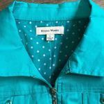 Studio Works  Turquoise Spring Jacket Women's Size Large Photo 5
