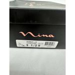 Nina  Bobbie JS Strappy Heels Size 9.5M Champagne Stiletto Dress Heel‎ Photo 8