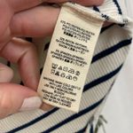 We The Free Free People White & Blue Stripe Off The Shoulder Blouse Photo 3