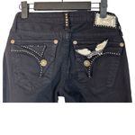 Robin's Jeans SP8369 Long Flap Studded Pockets Black Skinny Jeans Women's 26 Photo 7