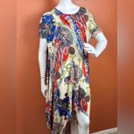 Love In  Red and Blue High Low Dress one size. E82 Photo 5