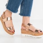 Madden Girl Gold Platform Sandals Photo 0