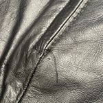 Winlit | Vintage Black Leather Skirt | Size 5/6 Photo 7