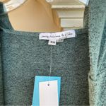 Young Fabulous and Broke  Lightweight Green Hooded Cardigan with Pockets Photo 5