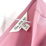 Miss Selfridge  Satin Pink Tie Back Flowy Blouse Photo 4