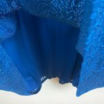 Lane Bryant ‎ Dress 24 Lace Fit & Flare Blue Teal Sleeveless A-Line Plus Photo 7