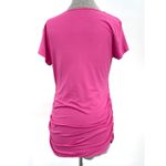 Isabella Oliver Hot Pink Maternity Short Sleeve Spring Tee Pea in the Pod Size 4 Photo 2
